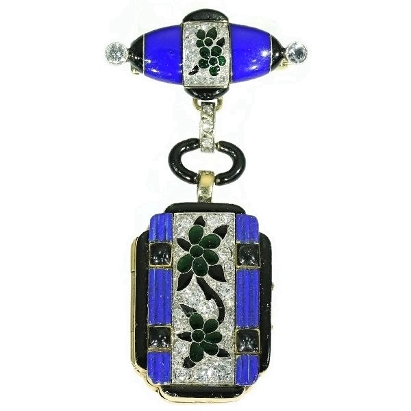 Boucheron Art Deco Blue Enamel Lady Watch: A Timeless Treasure